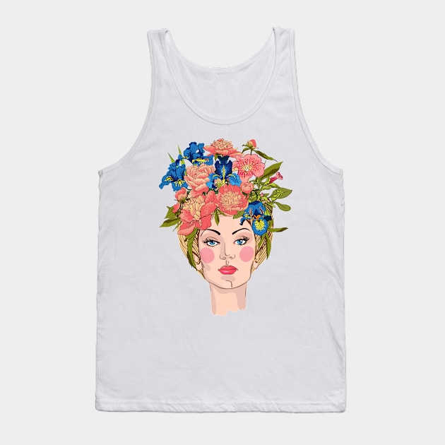 Woman #25 Tank Top by Olga Berlet